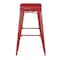 Flash Furniture 30" Red Metal Stool-Red Poly Seat CH-31320-30-RED-PL2R-GG - alternate 10